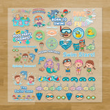 Swimming Iron-On Transfer Pack