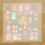Toys and Puzzles Iron-On Transfer Pack