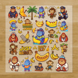 Apes Iron-On Transfer Pack