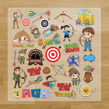 Archery Iron-On Transfer Pack