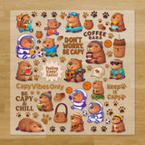 Capybaras Iron-On Transfer Pack