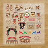 Christmas Reindeer Iron-On Transfer Pack