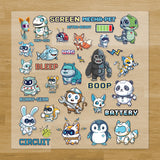 Cute Robot Animals Iron-On Transfer Pack