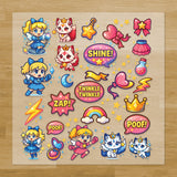 Magic Girls Iron-On Transfer Pack