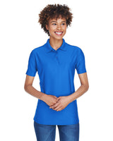 UltraClub 8414 Ladies' Cool & Dry Elite Performance Polo - Ninja Transfers